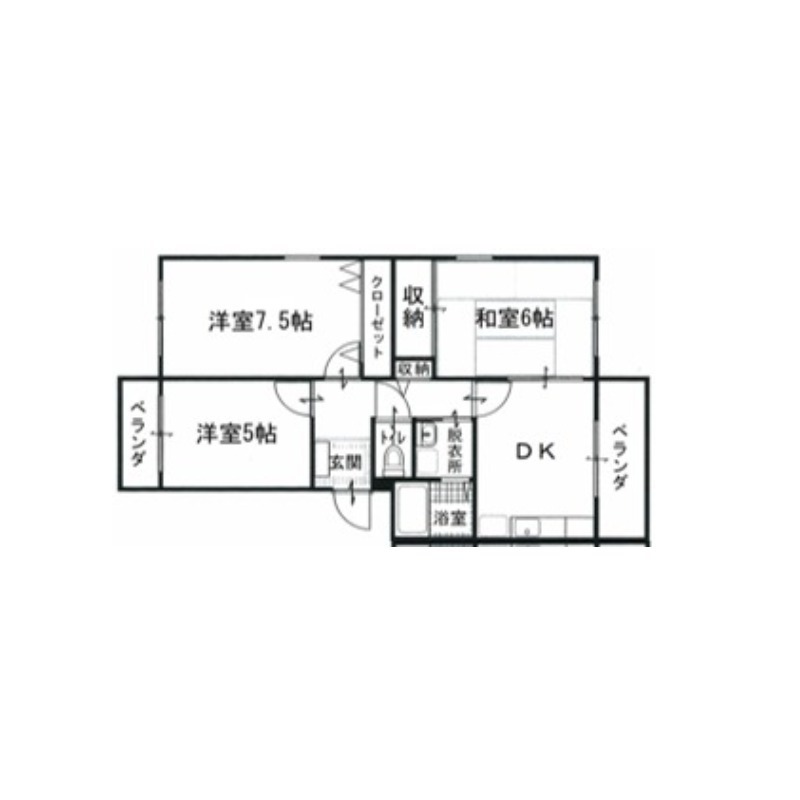 カーサ平田の間取り