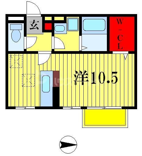 モナリエ古ヶ崎IIの間取り