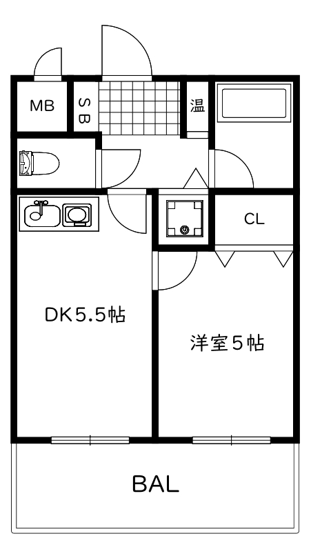 フルール妙法寺の間取り