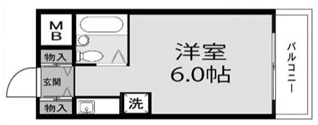 神戸市西区南別府のマンションの間取り