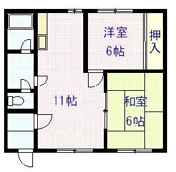 リラハイツの間取り