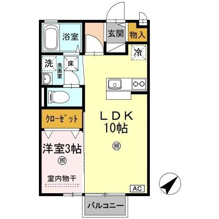 カレッツアKの間取り