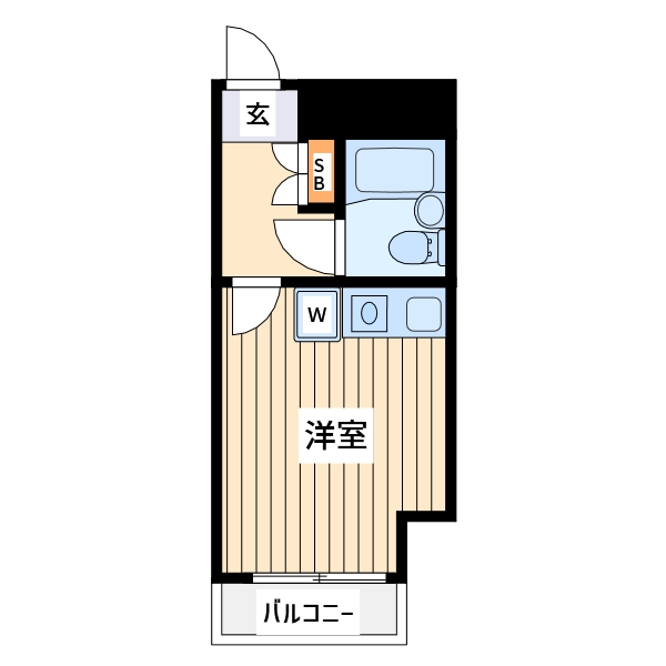 八王子市追分町のマンションの間取り