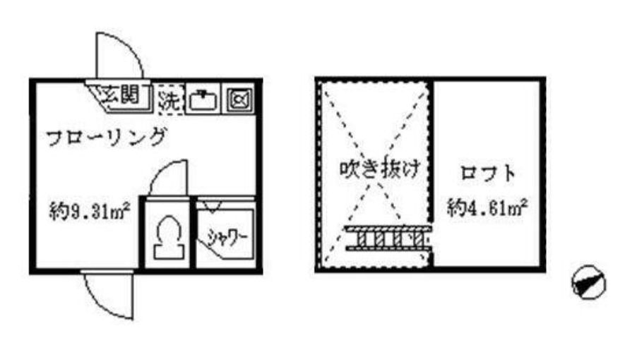 エース鷺宮の間取り