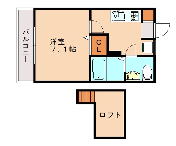 ハウゼ曰佐の間取り