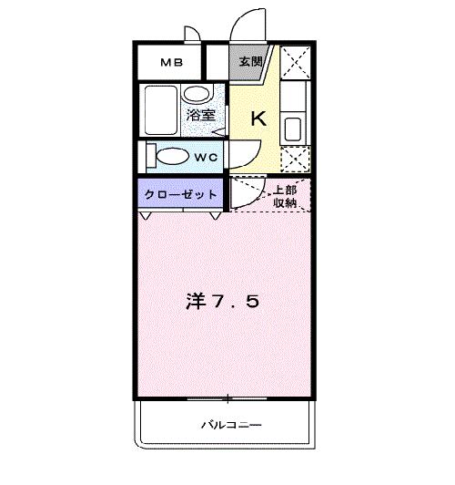 ヴェルジュ・萩原の間取り