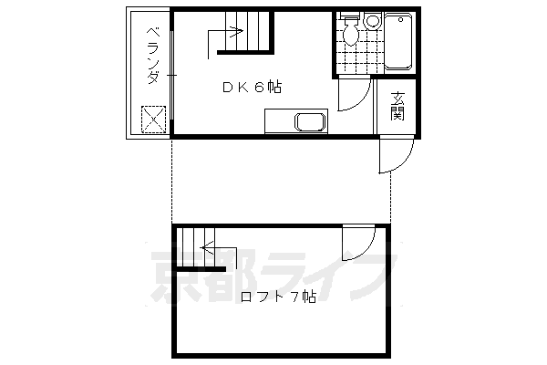 マンションV3の間取り写真