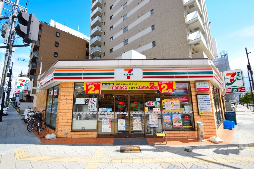コンビニ　セブンイレブン　 大阪上町店（コンビニ）まで373m