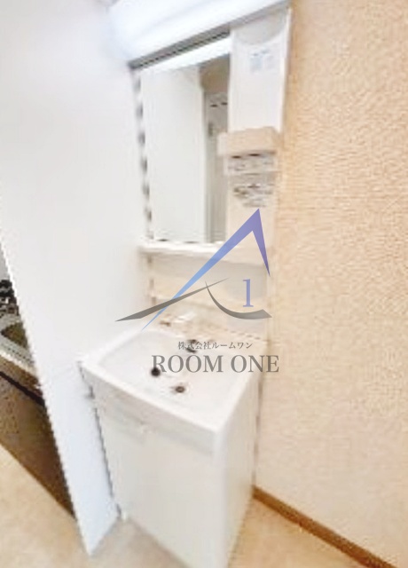 洗面設備　洗面台です。