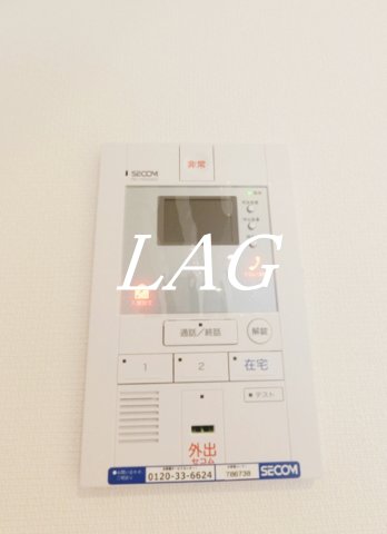 セキュリティ　モニター付きインターフォンです。