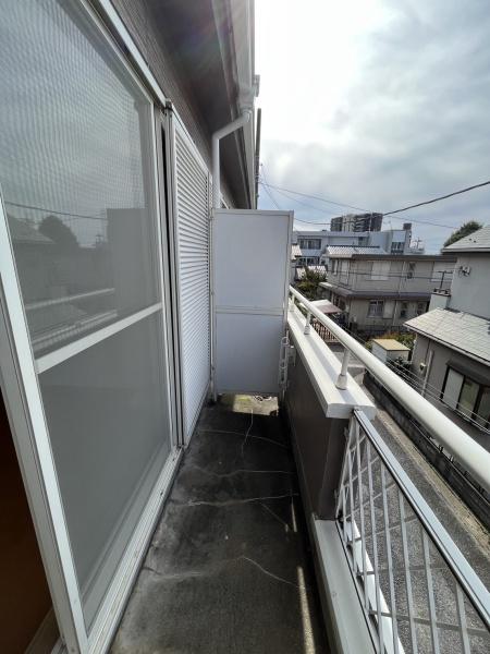 バルコニー　西向きのバルコニーです！