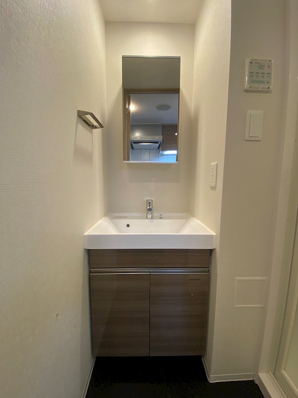 洗面設備　※別のお部屋の写真ですが参考までに