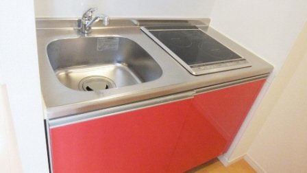 キッチン　２口IHコンロ付きキッチン♪