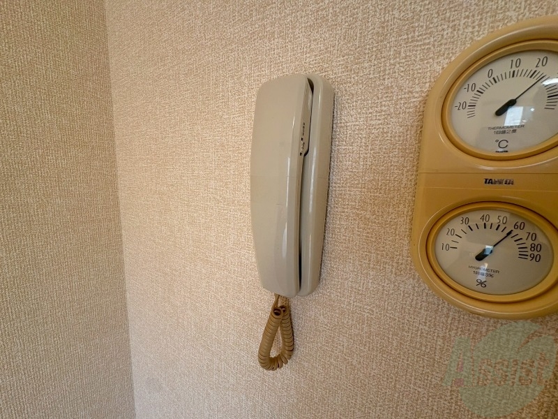 セキュリティ　インターホンは通話ができるので急な訪問があっても安心です。
