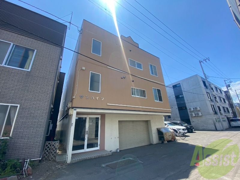 建物外観　札幌市中央区南７条「サンハイツ」