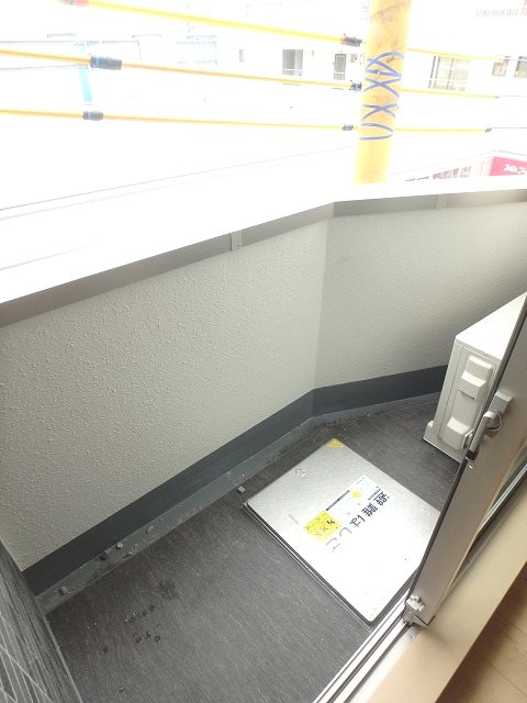バルコニー　北向き