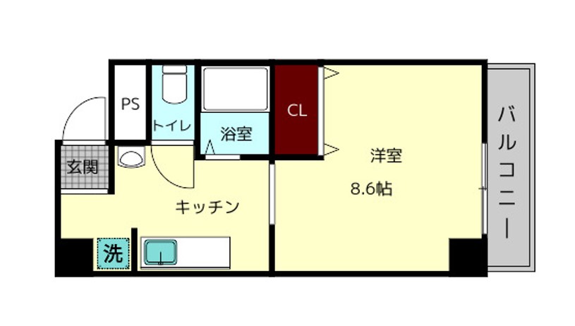 フクダ不動産新大宮マンションの間取り写真