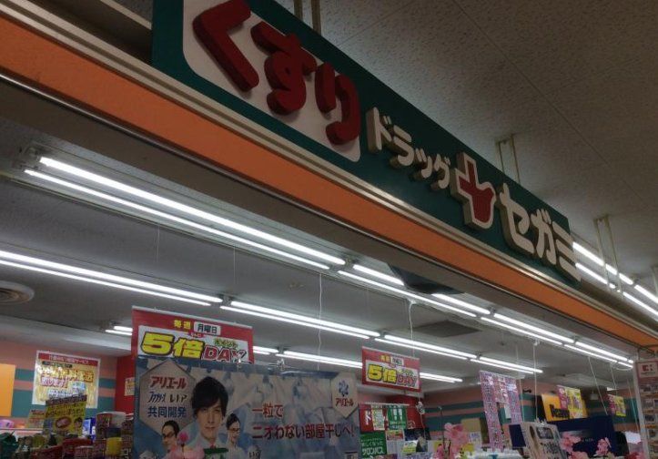 ドラックストア　ドラッグセガミ瑞光店（ドラッグストア）まで750m
