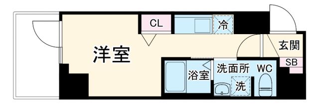 S-RESIDENCE横濱阪東橋の間取り写真