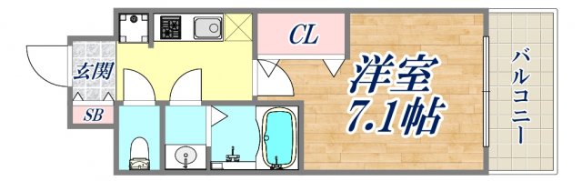 フレシール昭和通の間取り写真