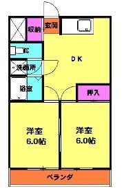 タナダセントラルマンションの間取り写真