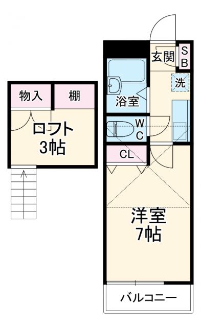 クレセントハイツ21の間取り写真