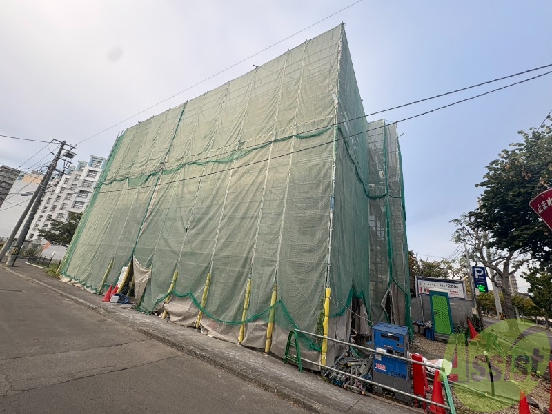 建物外観　札幌市豊平区豊平六条「エルクリエイト豊平公園」