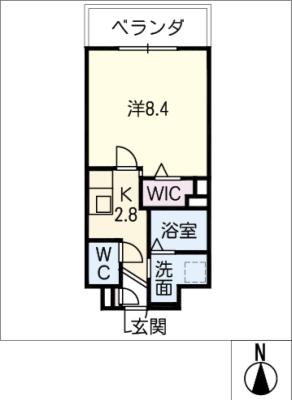 メゾン加納栄町通Eの間取り写真