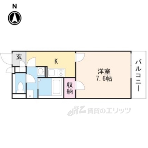 クレイノ縁の間取り写真
