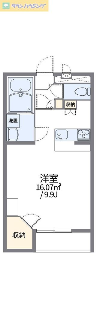 千葉都市モノレール スポーツセンター駅 徒歩10分 2階建 築19年の間取り写真