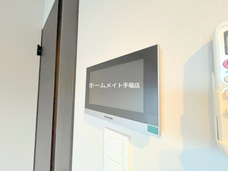 セキュリティ　モニター付きインターホンで安心です♪