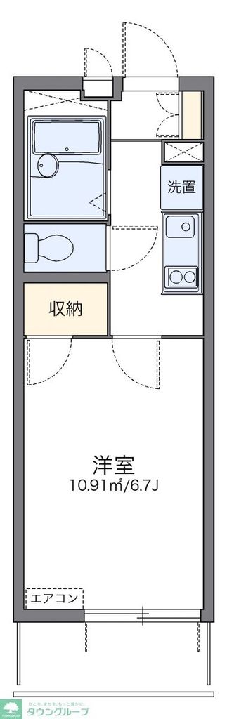 レオパレスサクセスファクターの間取り写真