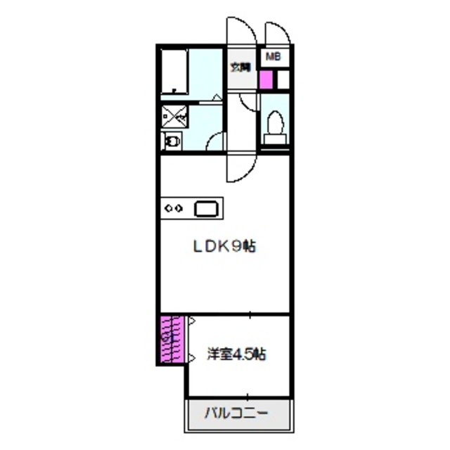 ドゥエリング森小路の間取り写真
