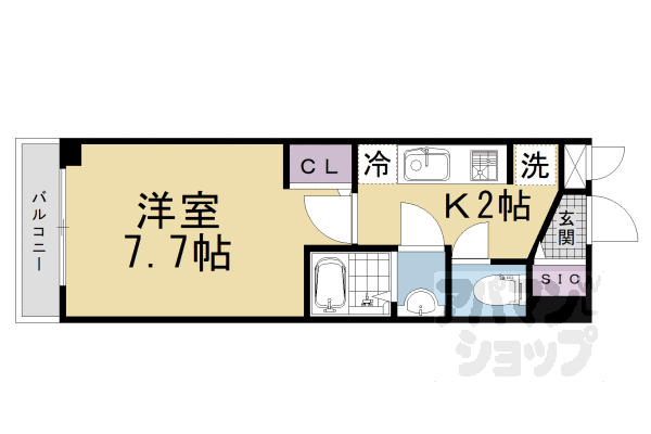 A-mon観月橋NIFUNの間取り写真