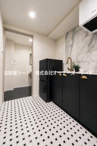 キッチン　コンパクトなキッチンで掃除もラクラク