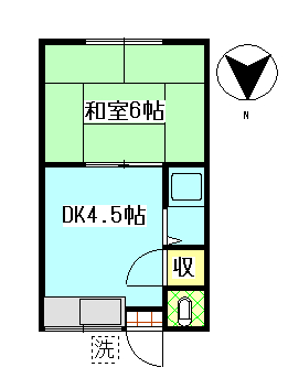 岡村荘の間取り