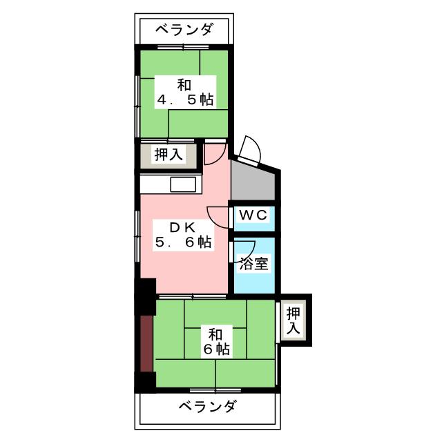 生田ビルの間取り