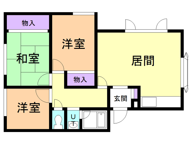 ケントハウス港北の間取り