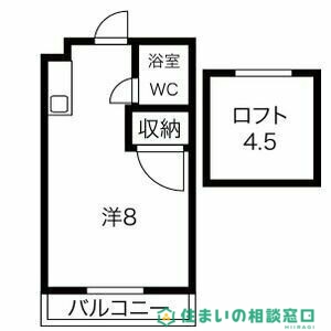 岡崎市欠町のマンションの間取り