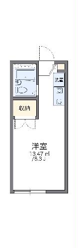 【レオパレス西陣Ｂの間取り】