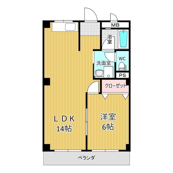 グリーンカーサ坂野の間取り