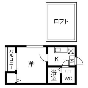 愛知県名古屋市東区矢田４（アパート）の賃貸物件の間取り