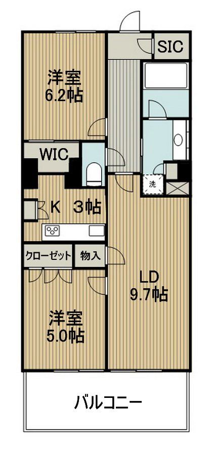 ドレッセタワー南町田グランベリーパークの間取り