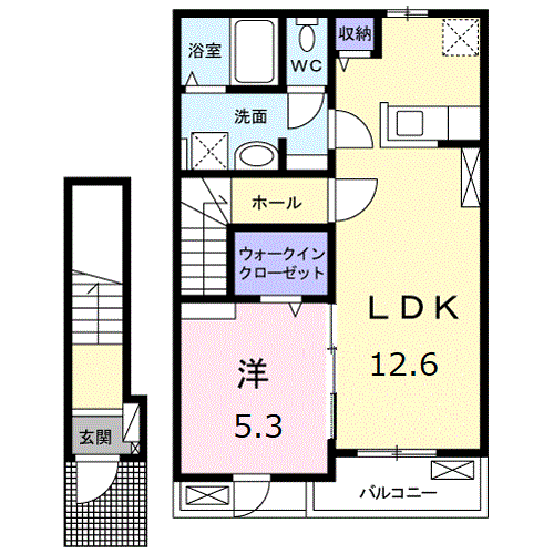 クラール木太リゾンネＡの間取り