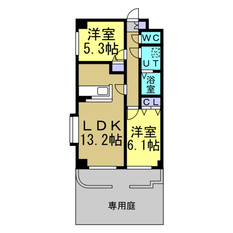 プリミエール井戸田の間取り