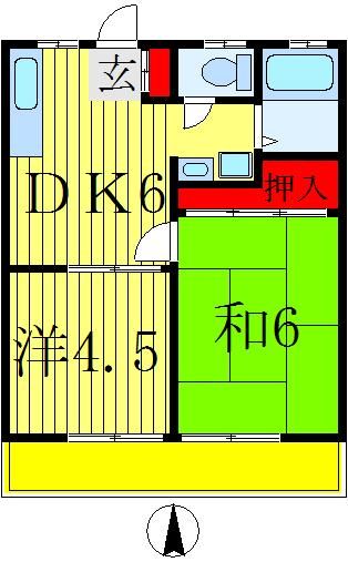 北国分ペアヒルの間取り