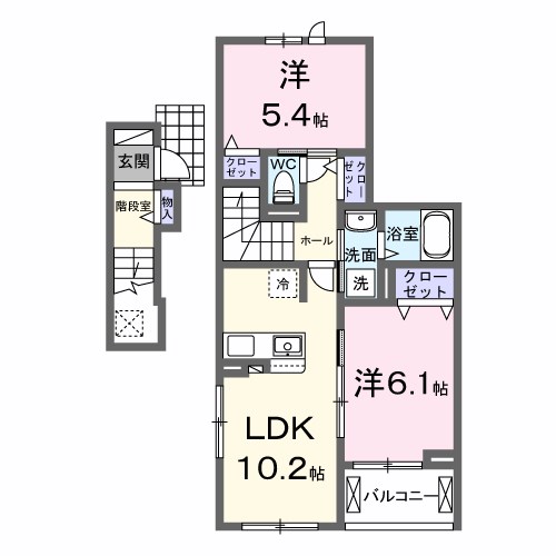 サニーフラットIの間取り