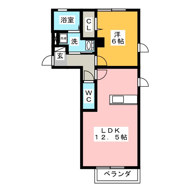 ヴィラ　アメリアの間取り