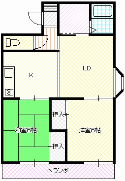 サンセット２１の間取り