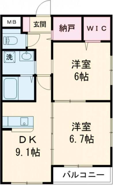 アイズタウン(V)の間取り